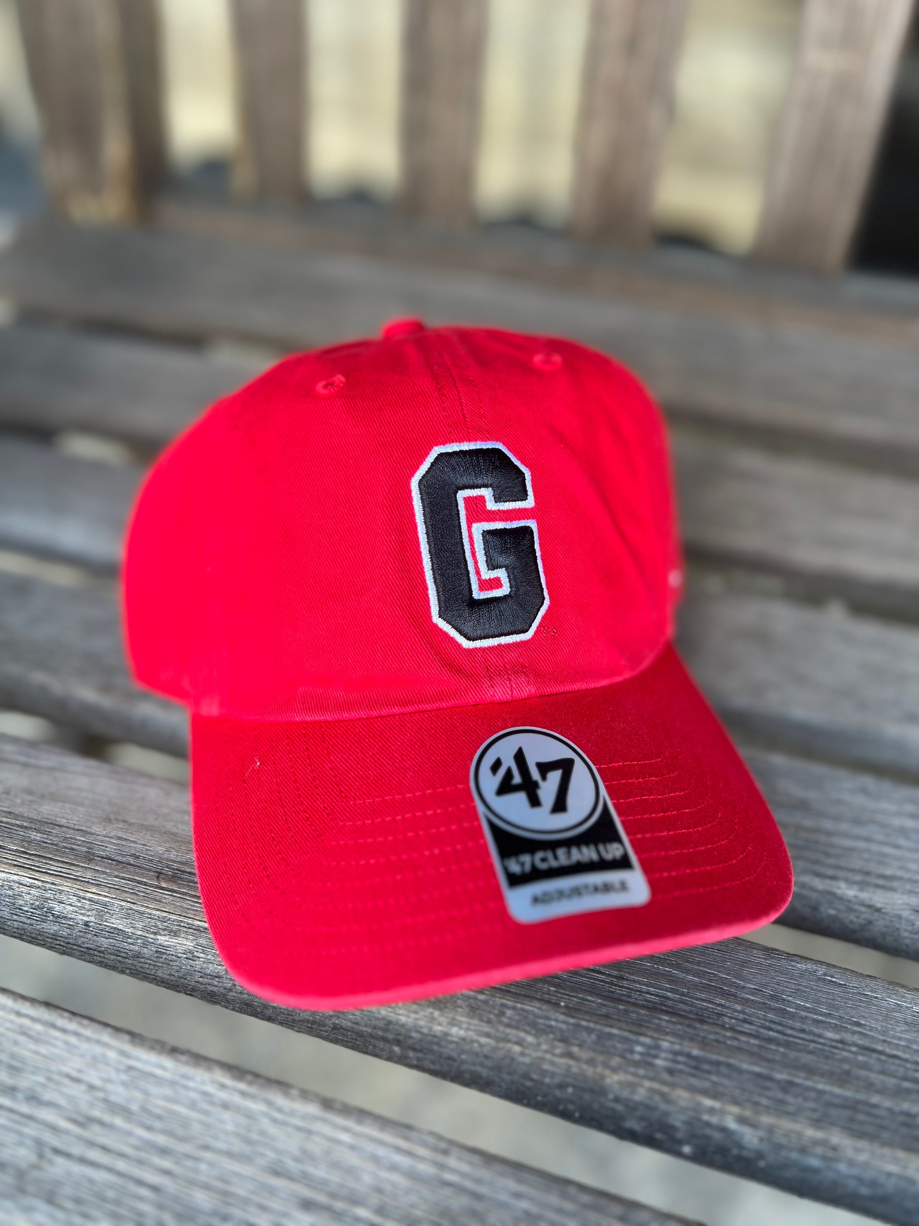 Georgia Bulldogs Black "G" Red Trucker Hat