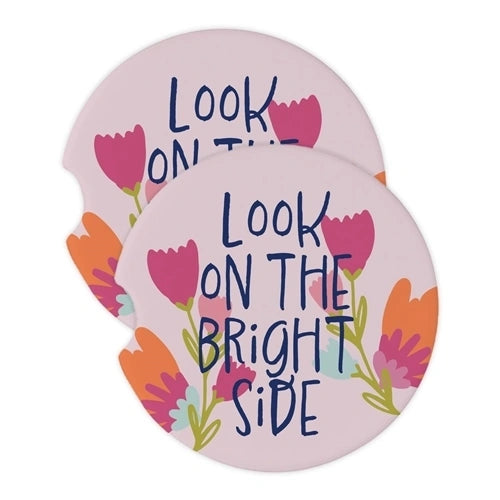 Look On The Bright Side Car Coaster Set