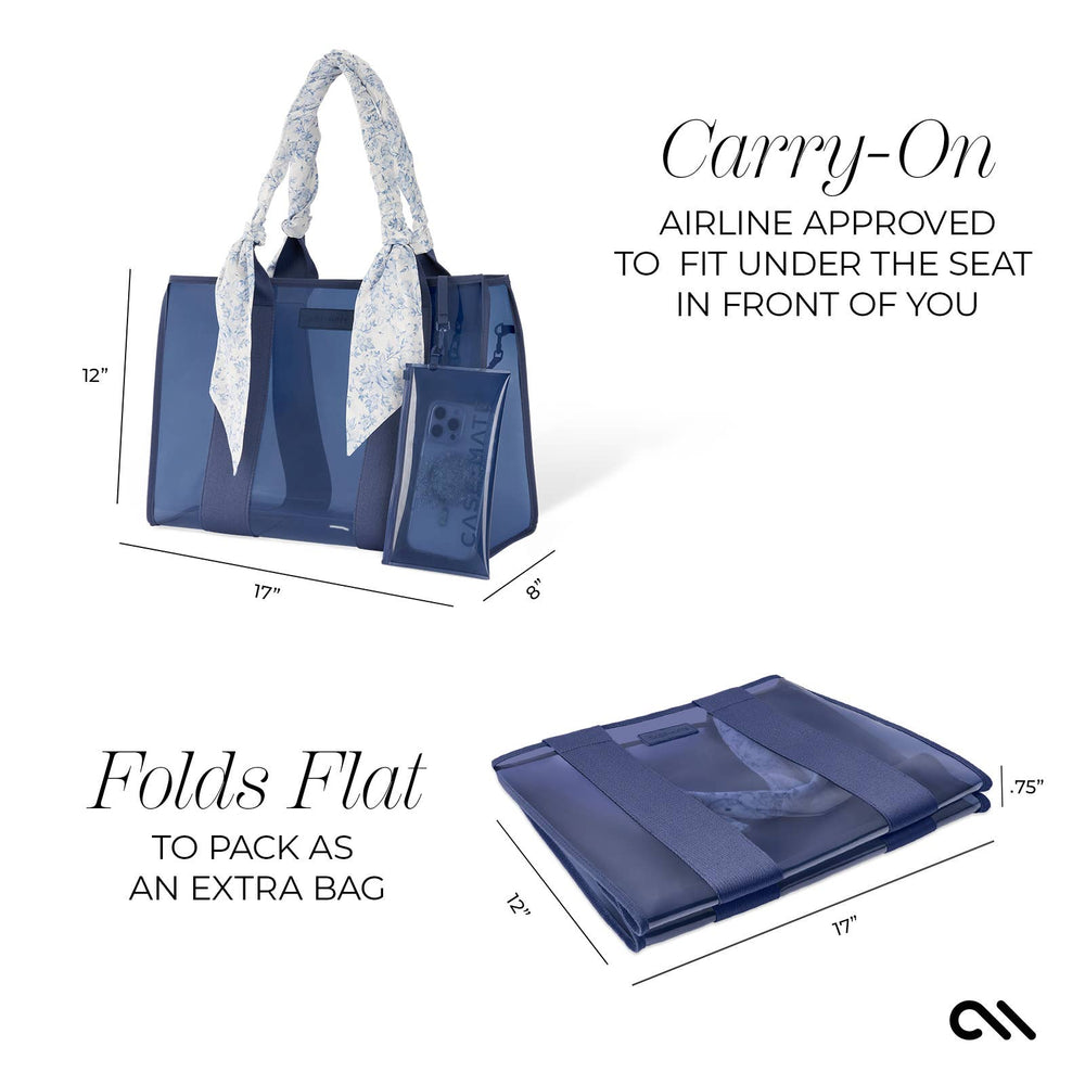 Something Navy Twilly Jelly Tote Bag By Case-Mate