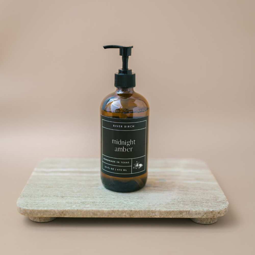 Midnight Amber Handmade Hand Soap (16oz)