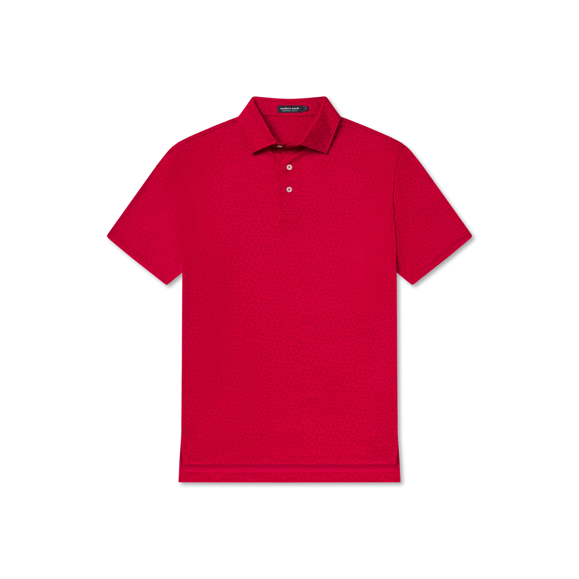 Goal Line Performance Polo in Red by Southern Marsh