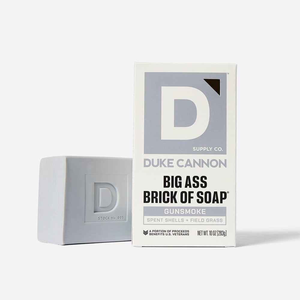 Big Ass Brick of Soap by Duke Cannon - Gun Smoke