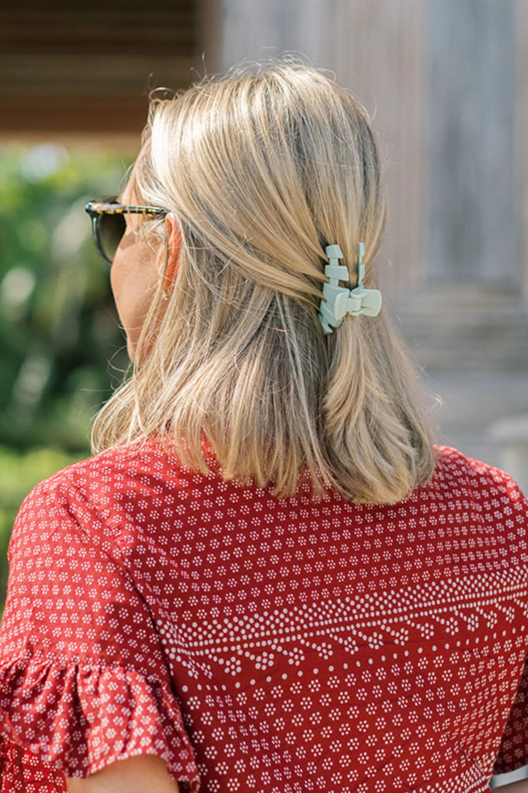 Coastal Christmas Small Hair Clip