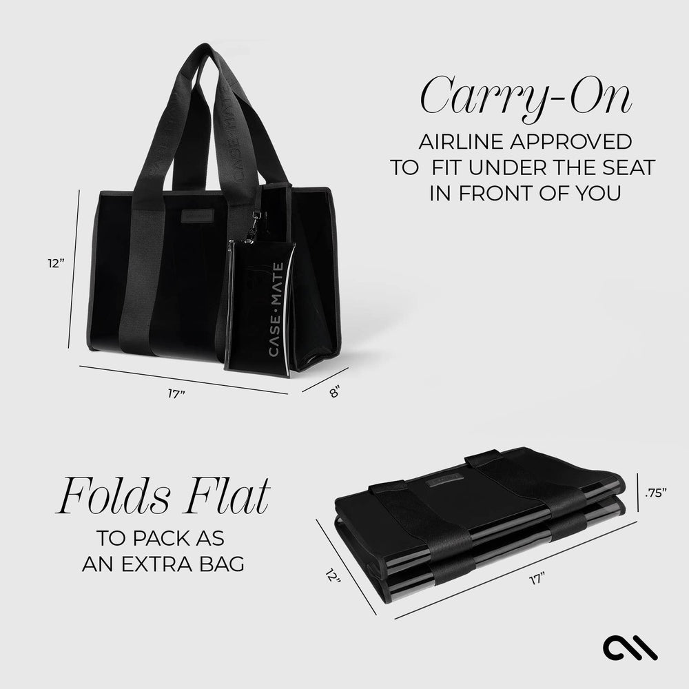 Midnight Black Jelly Tote Bag By Case-Mate