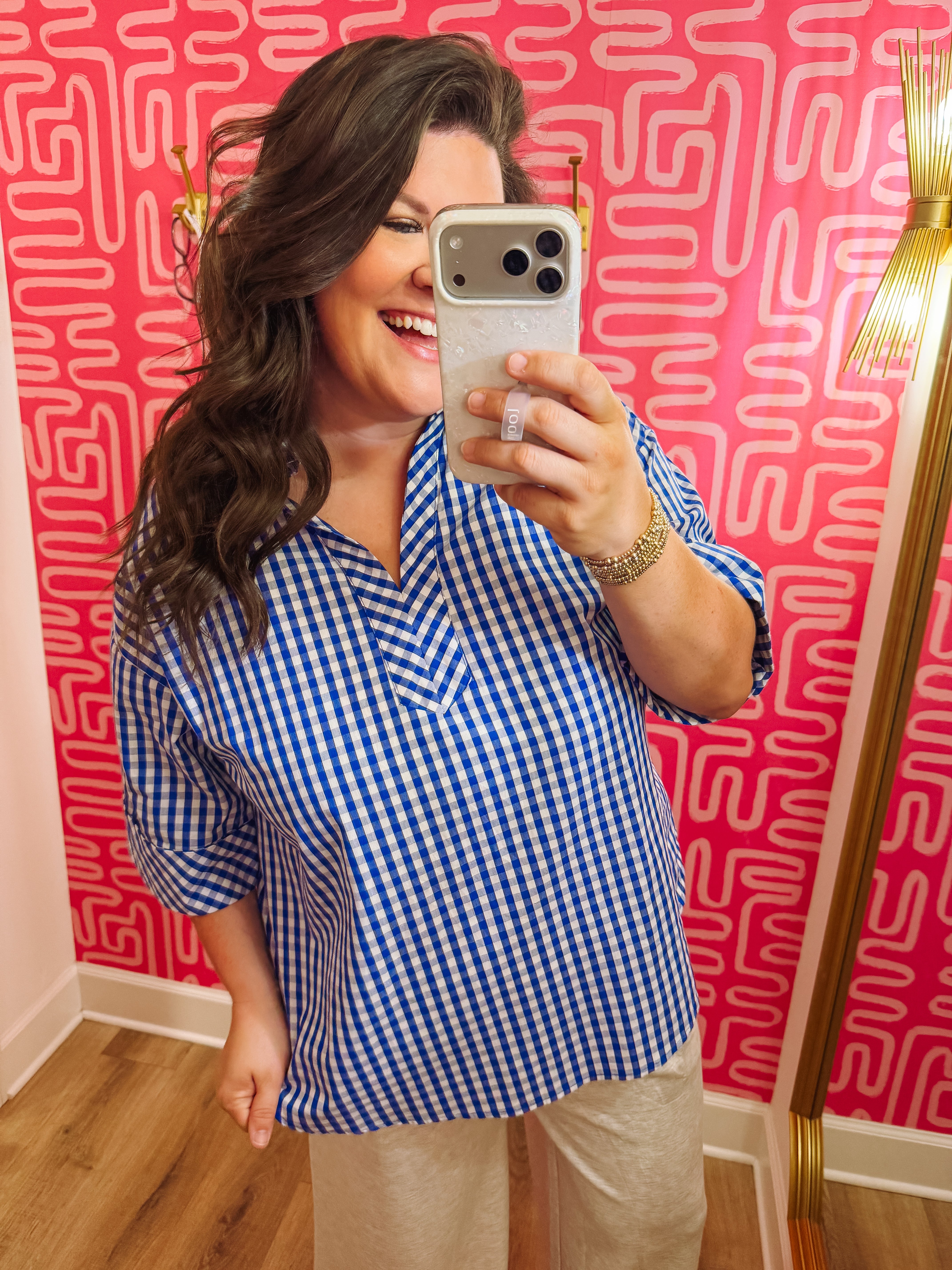The Oakley Gingham Top