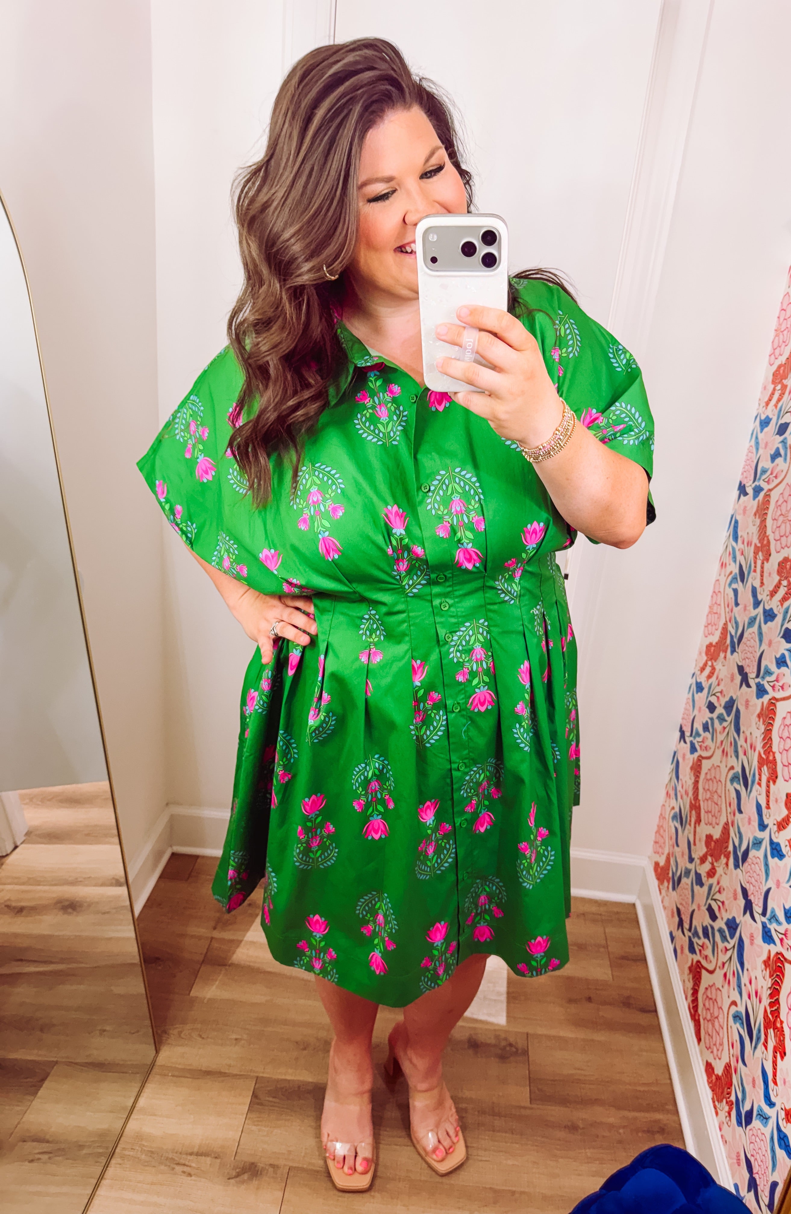 The Alix Button Down Mini Dress