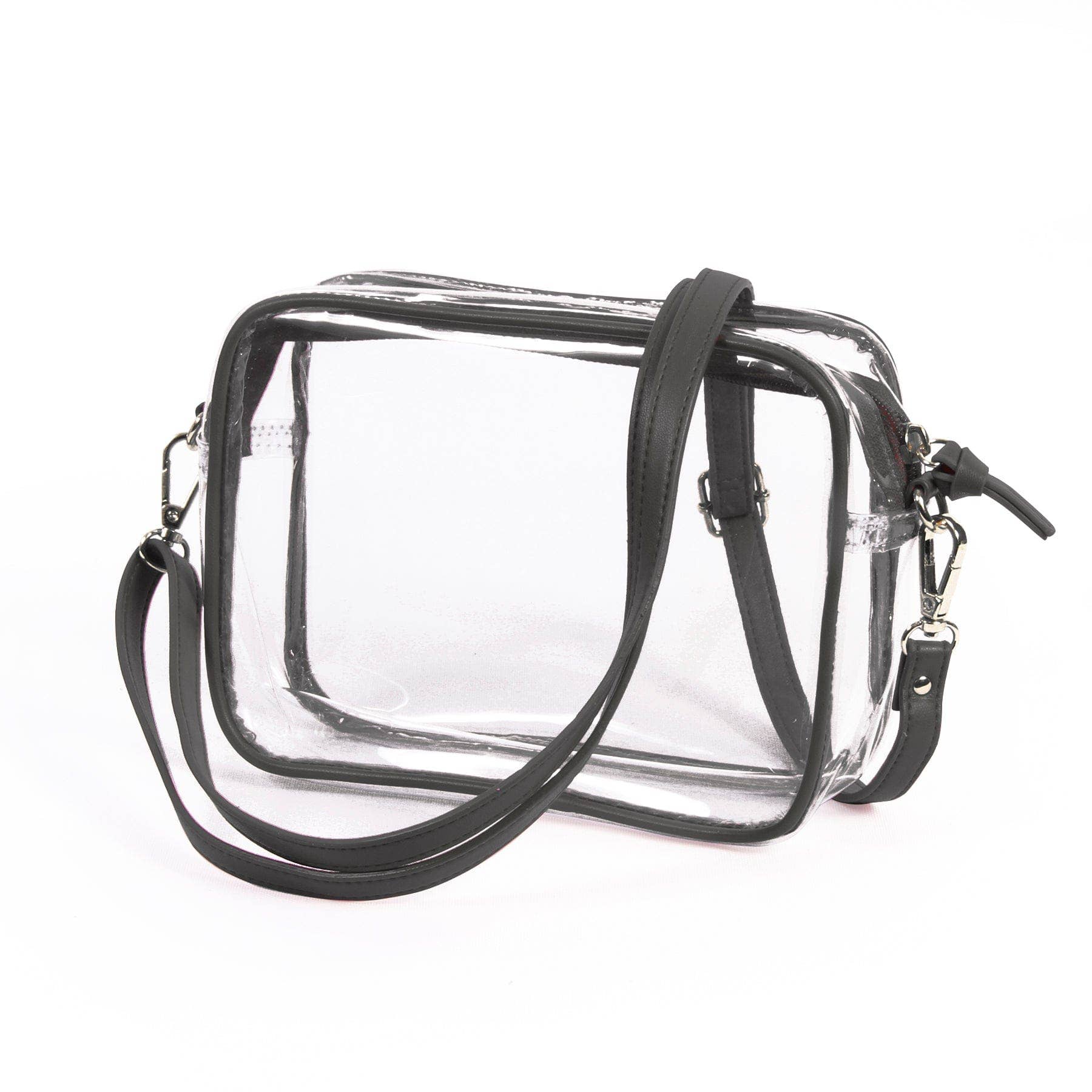 The Black Bridget Clear Purse