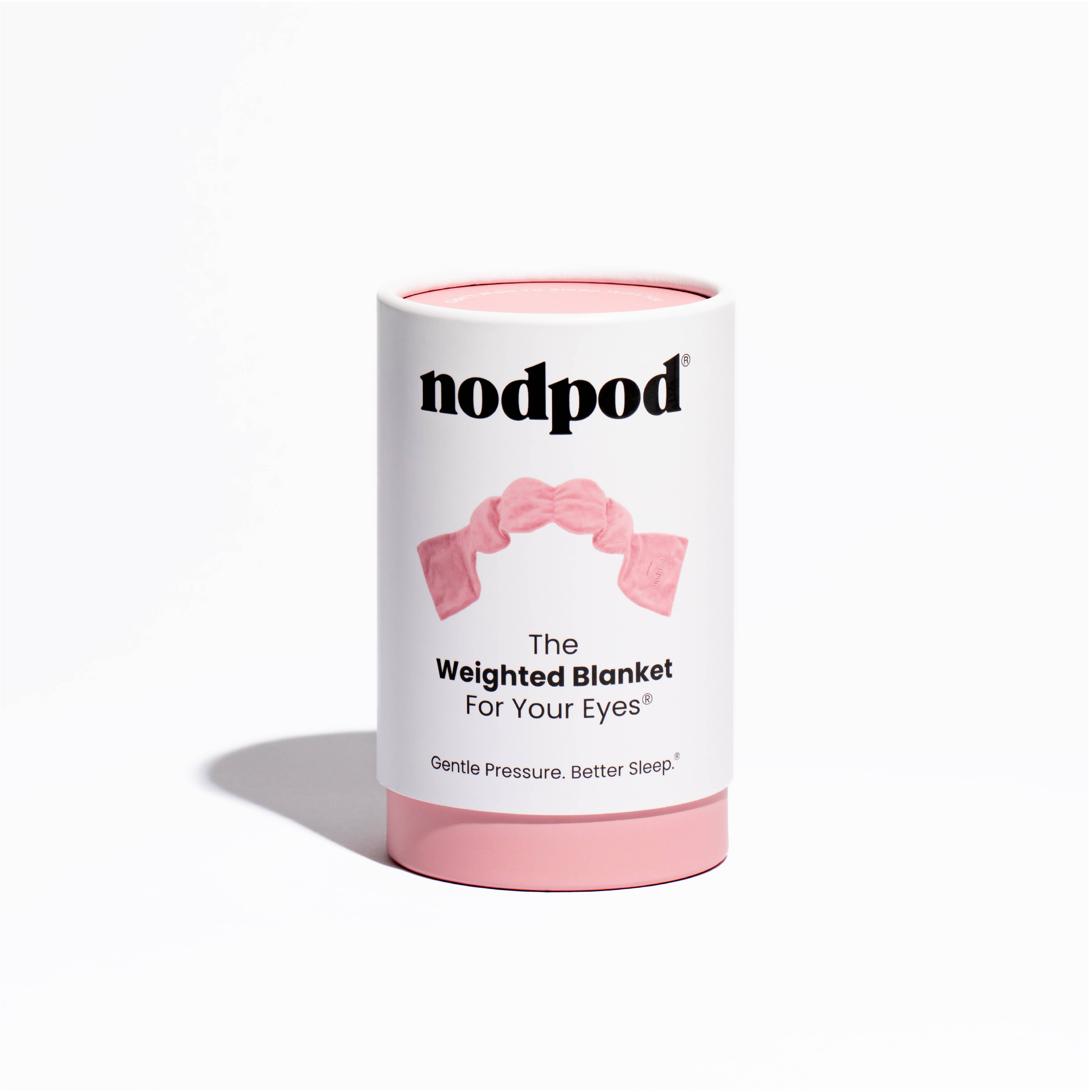 NodPod Weighted Sleep Mask in Blush