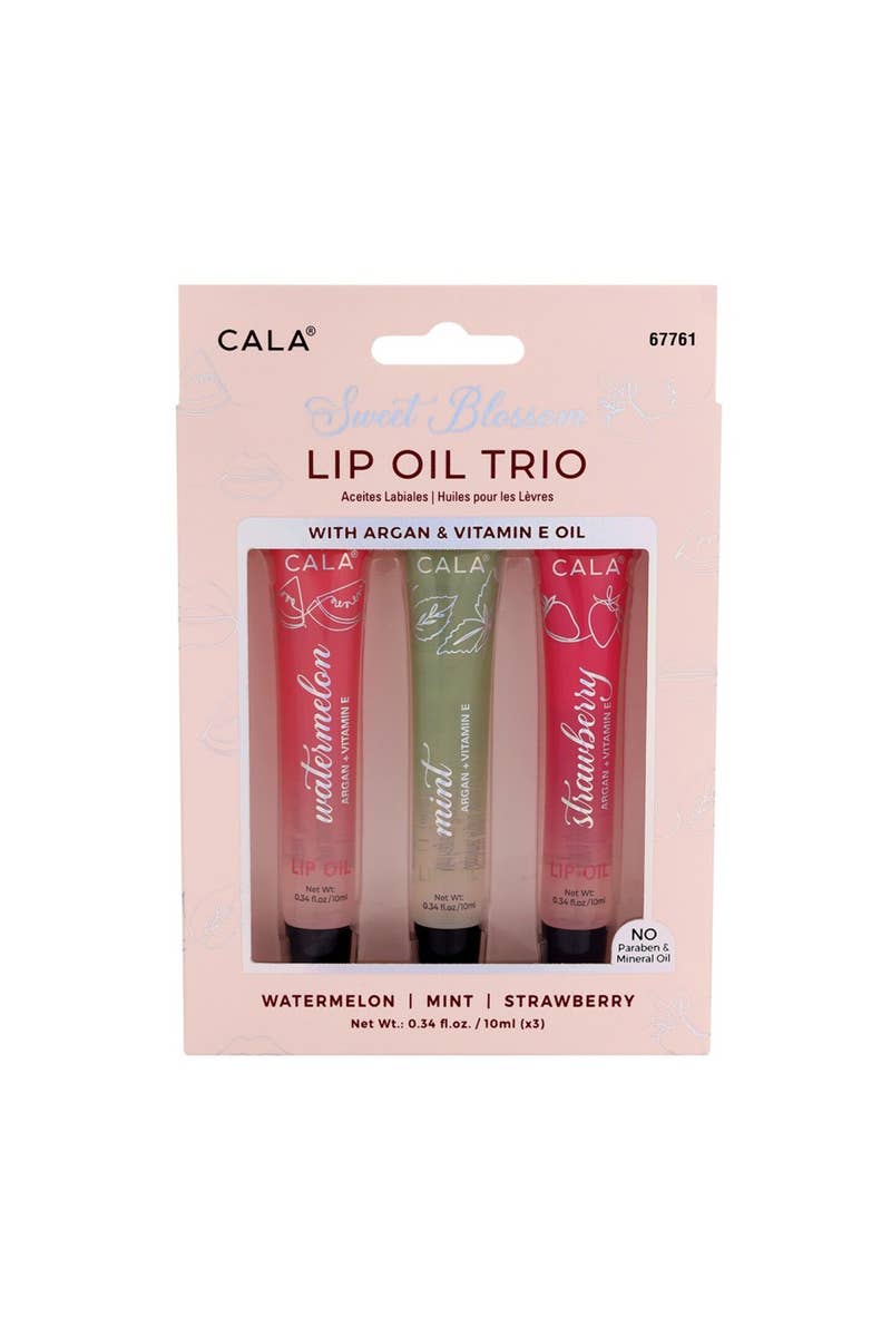 Sweet Blossom Lip Argan Oil Trio