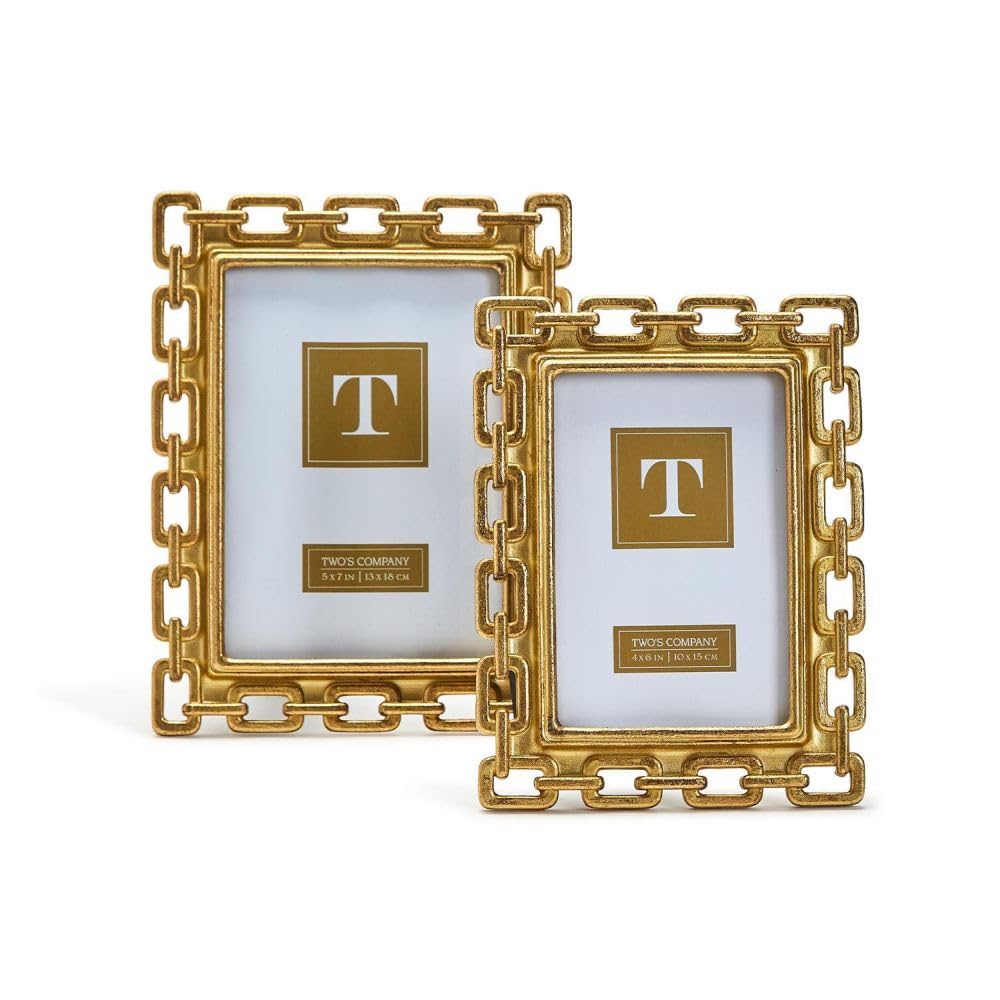 Nicole & Coby Wedding Registry - 5x7 Gold Chain Photo Frame