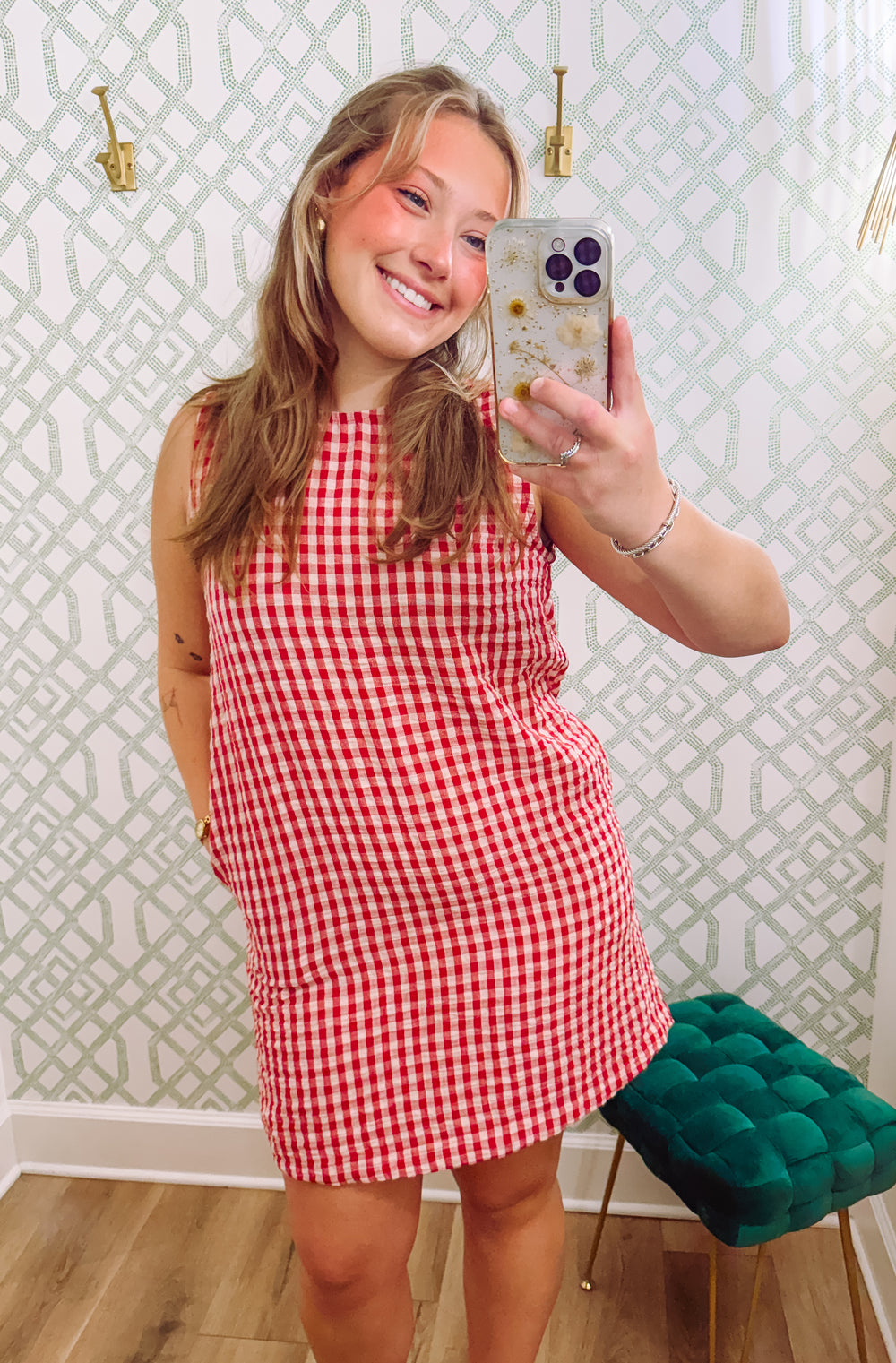 The Gracy Gingham Dress (S-L)