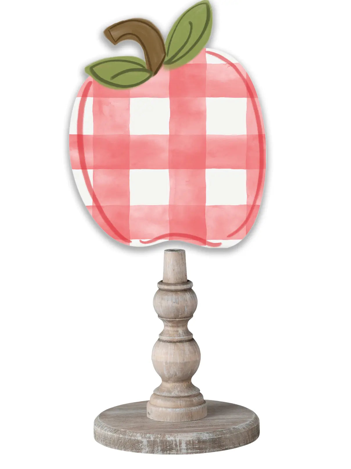 Gingham Apple Topper