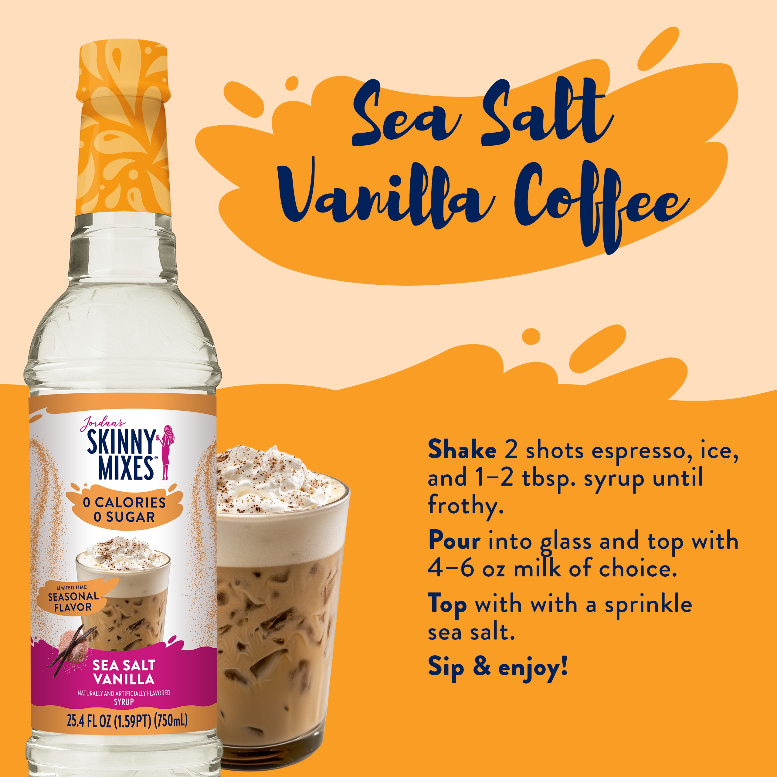 Sugar Free Sea Salt Vanilla Syrup
