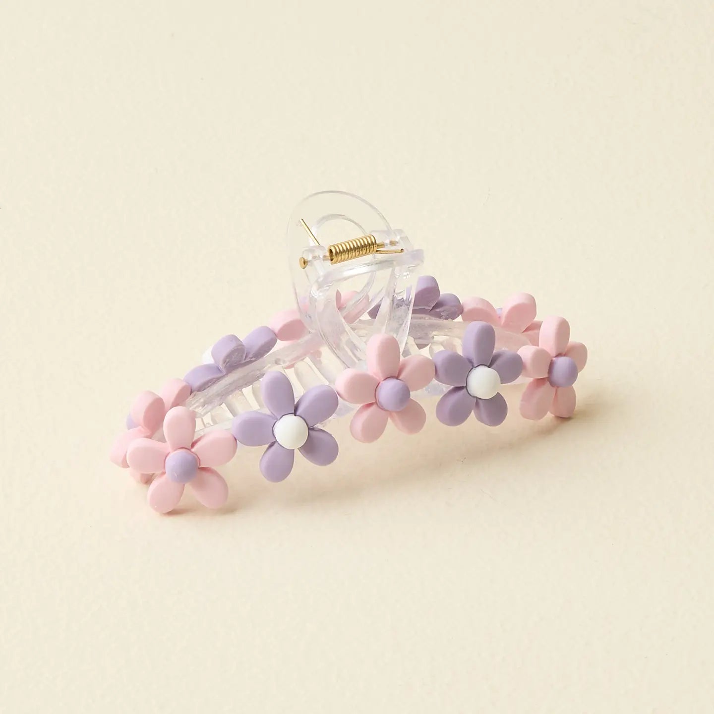 The Daisy Claw Clip in Dreamy Purple