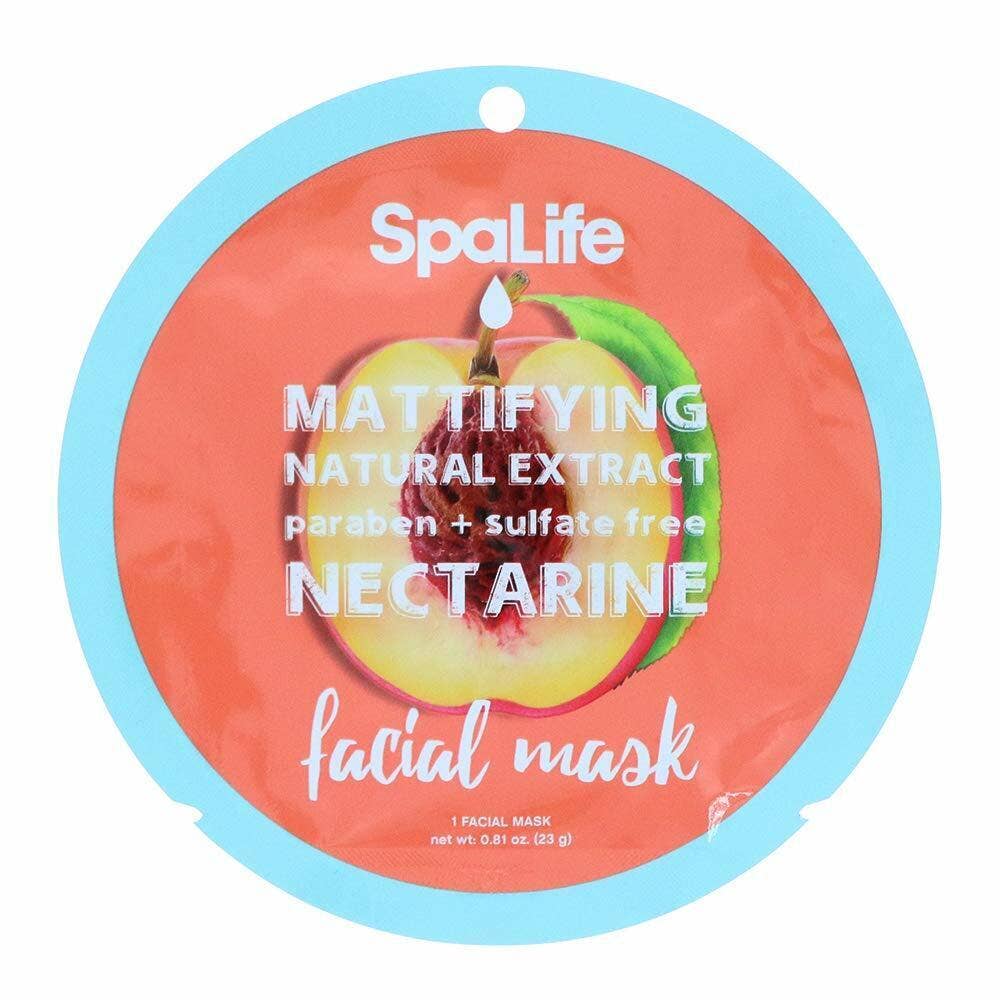 Mattifying Nectarine Sheet Mask with Natural Extracts