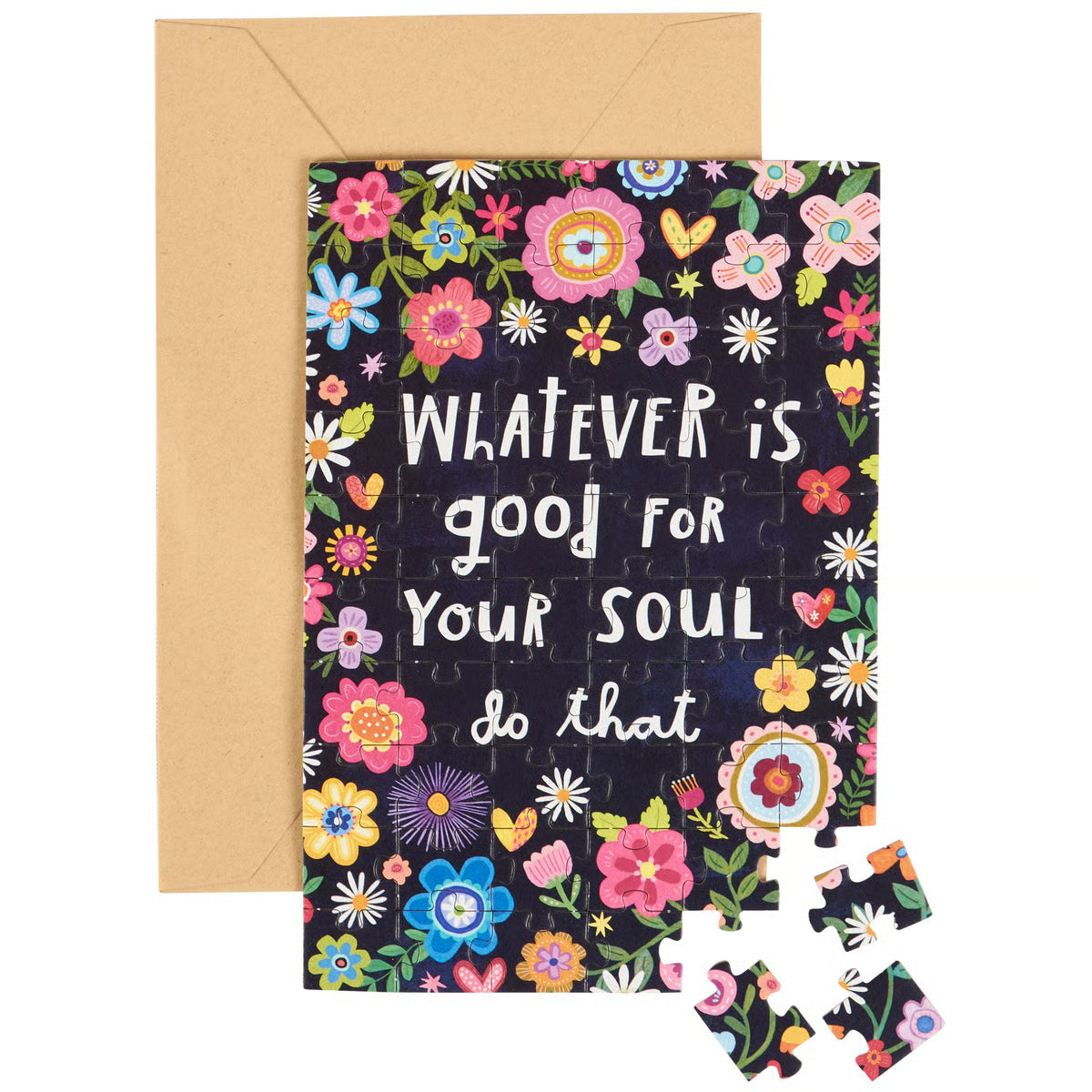 Whatever Is Good Do That Puzzle Card