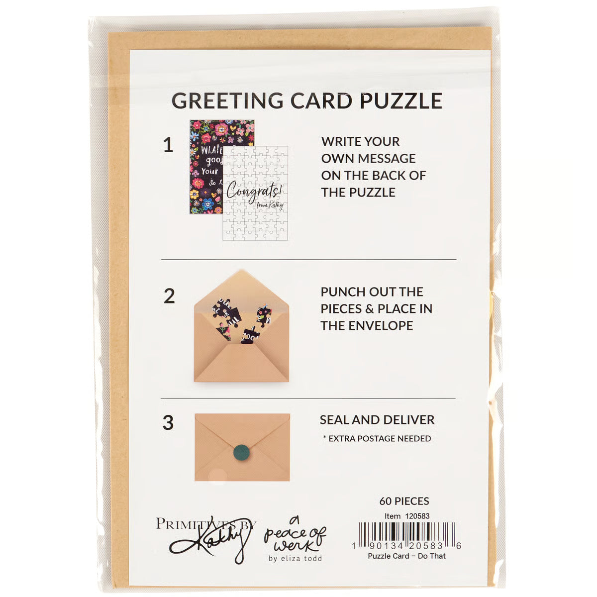 Whatever Is Good Do That Puzzle Card