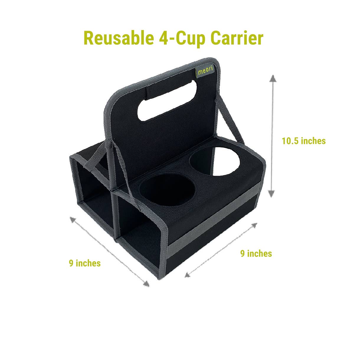 Collapsible 4-Cup Reusable Drink Carrier