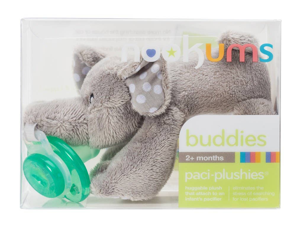 Ella Elephant Paci-Plushies Buddies