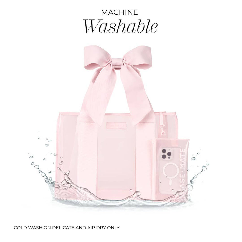 Ballet Pink Bow Jelly Tote Bag by Case-Mate