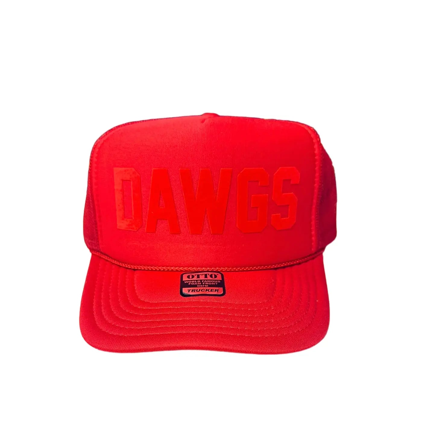 Red on Red Dawgs Trucker Hat