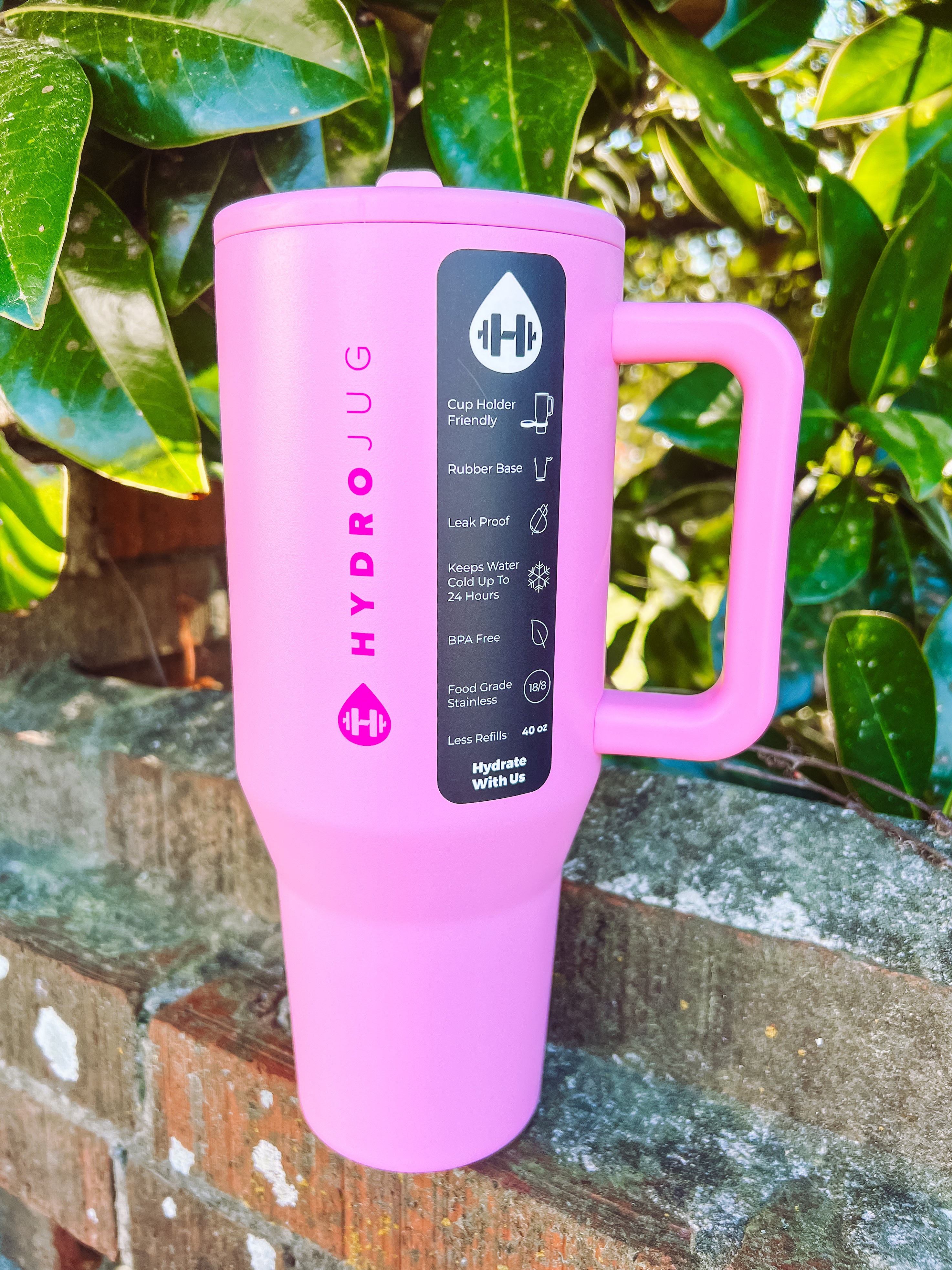 HydroJug Traveler 40oz in Blush