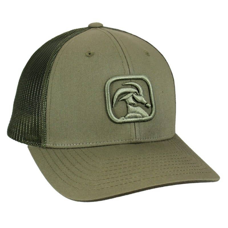 Soldier Army Green Trucker Hat by Kings Creek Apparel