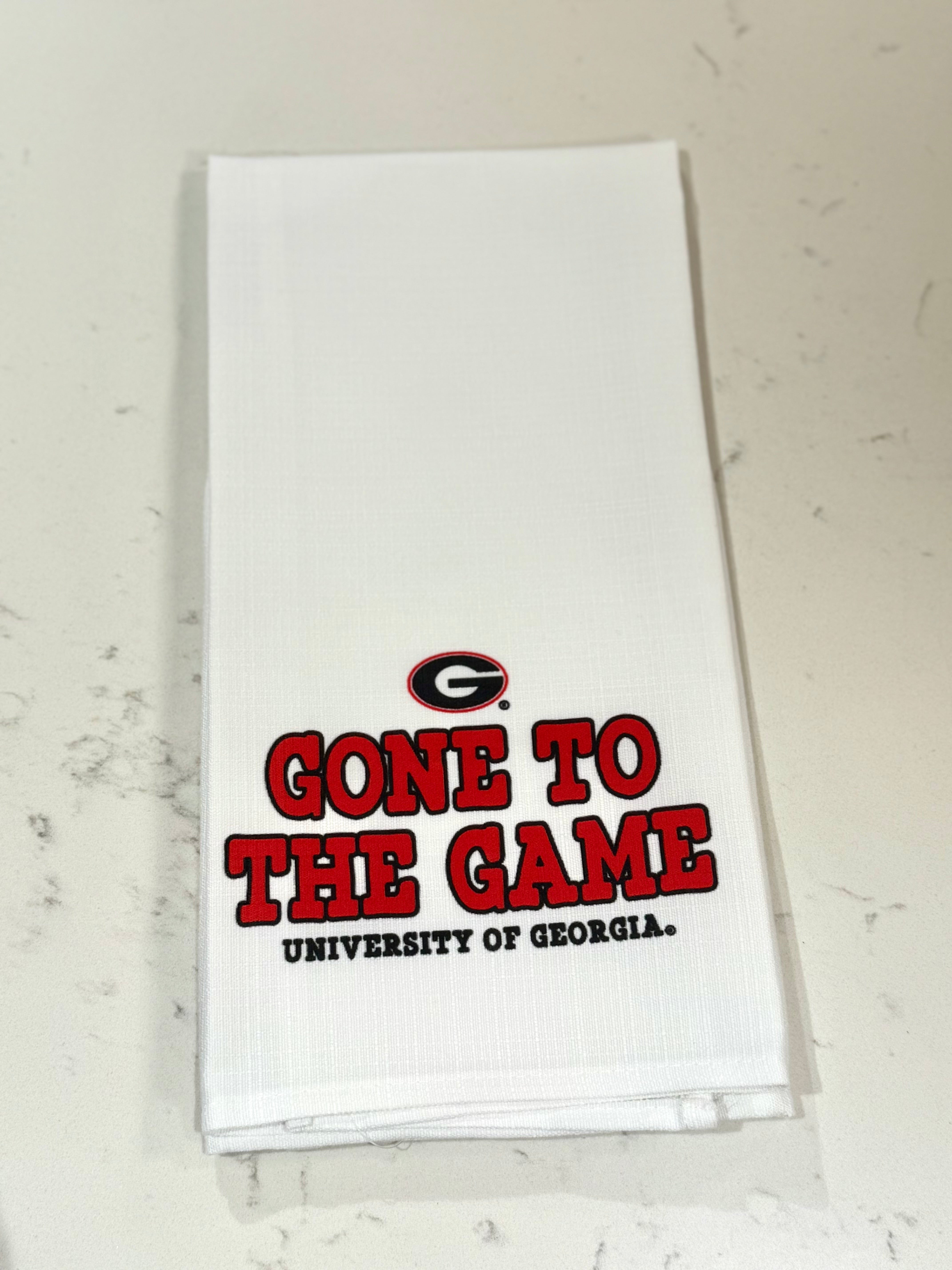 Gone To The Game Tea Towel