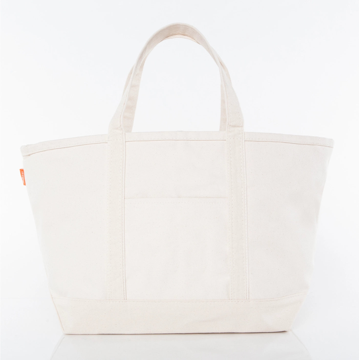 Large Classic Canvas Tote in Cream