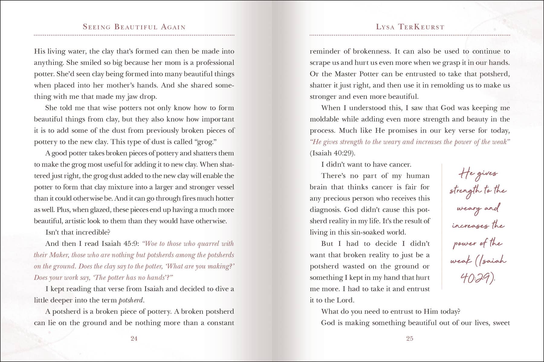 Seeing Beautiful Again