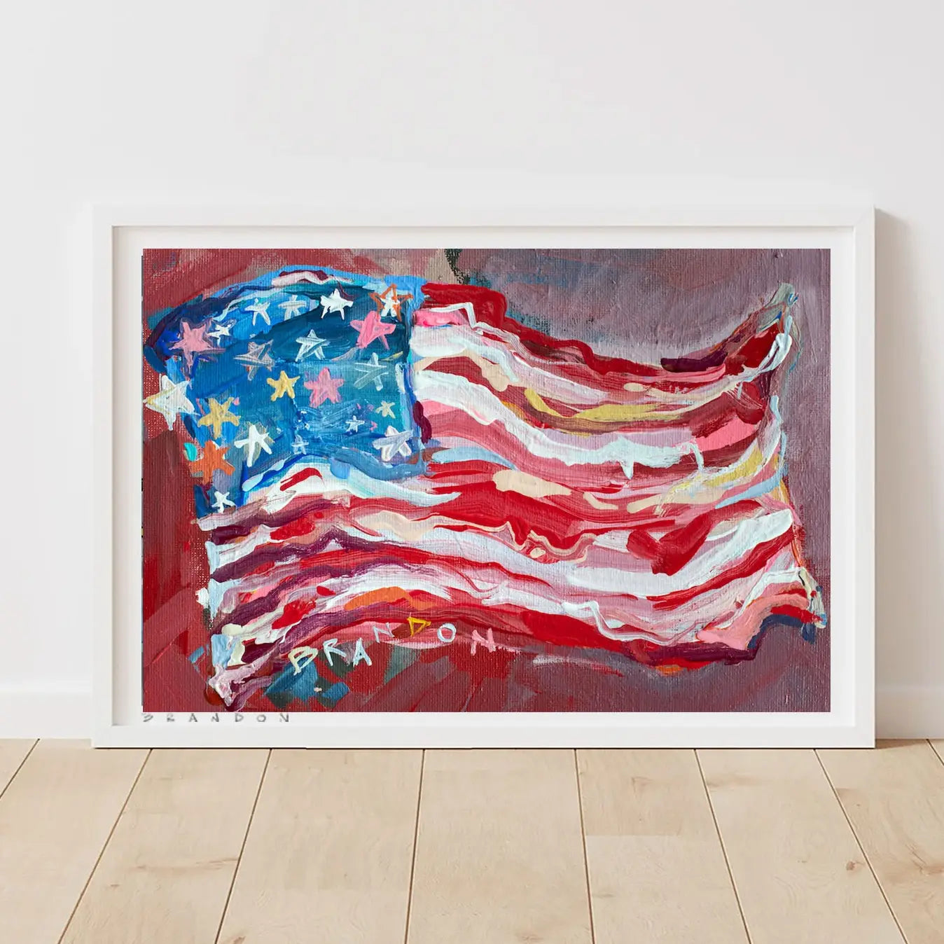 American Flag Print by Brandon Thomas- 8x10