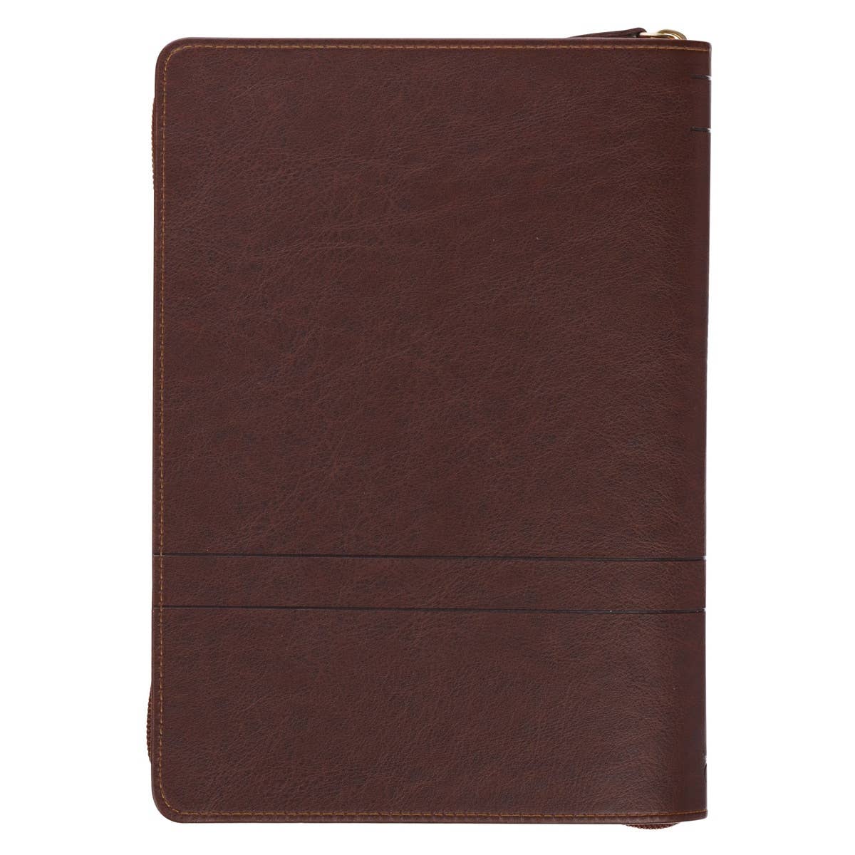 Journal Classic Zip Brown Faith Mountains Matt. 17:20