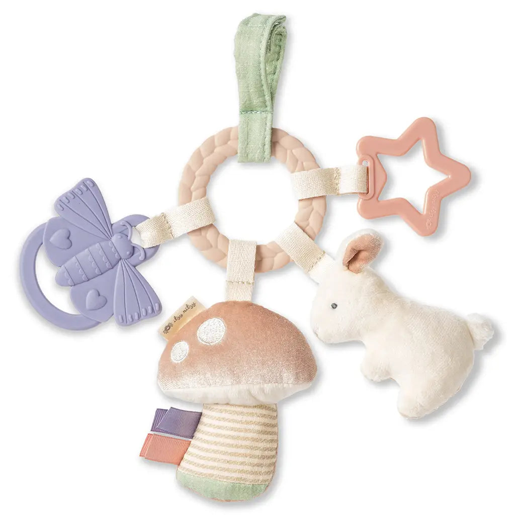 Bitzy Busy Ring™ Bunny Teething Activity Toy