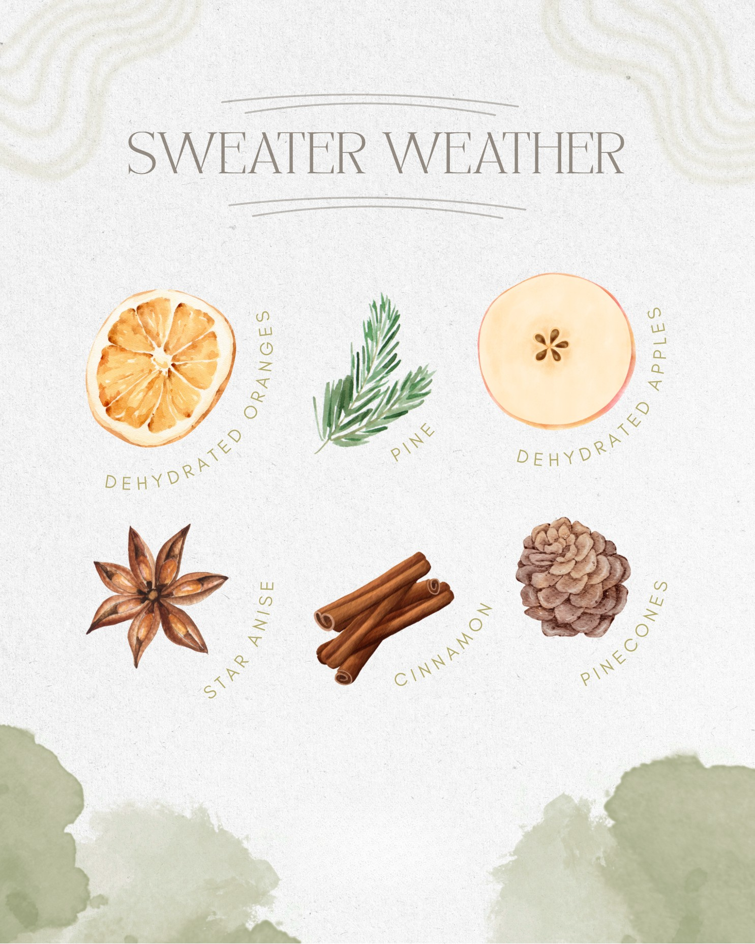 Sweater Weather Simmer Pot-Oranges Apples Pine