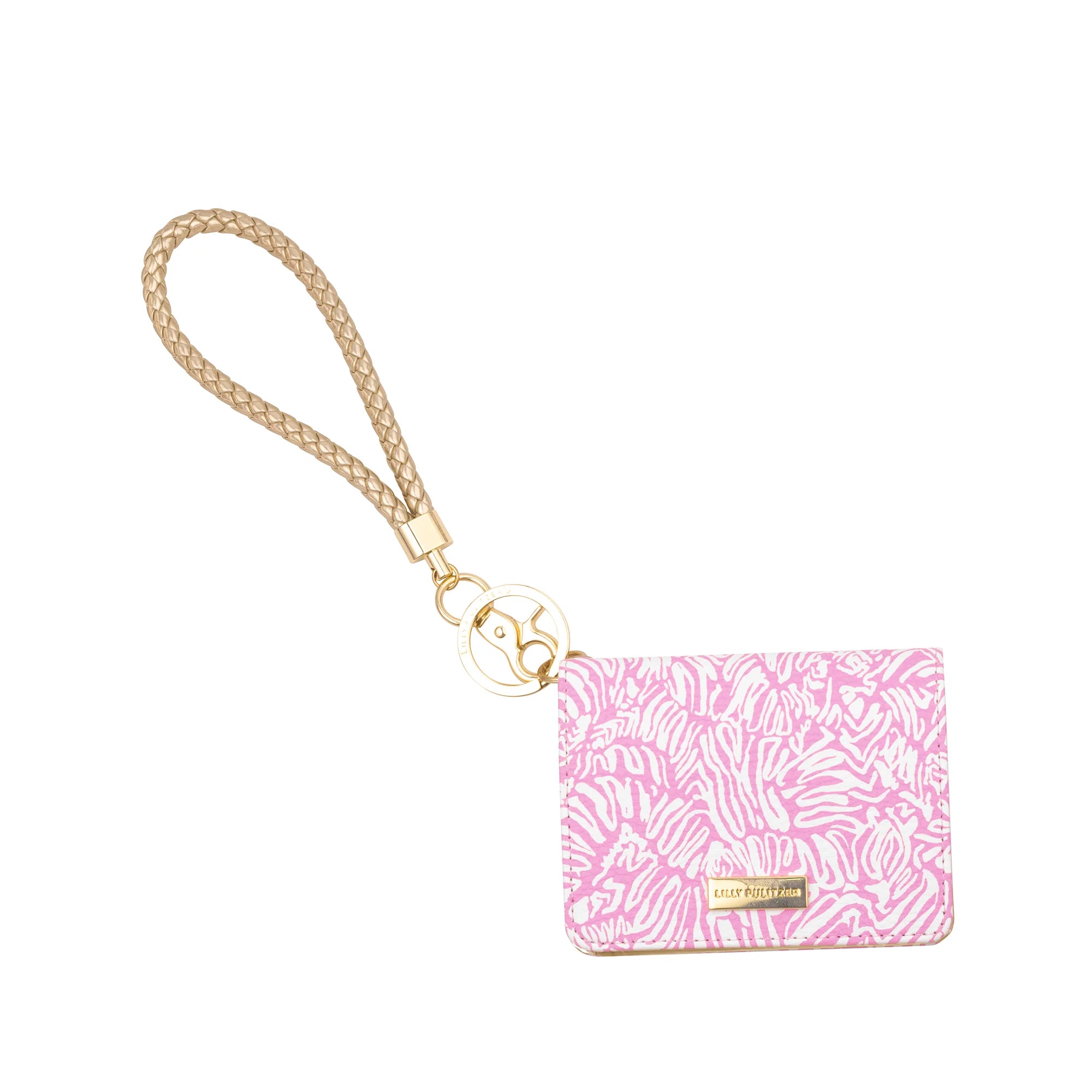 Zee Bebe Pink Conch Shell Snap Card Case