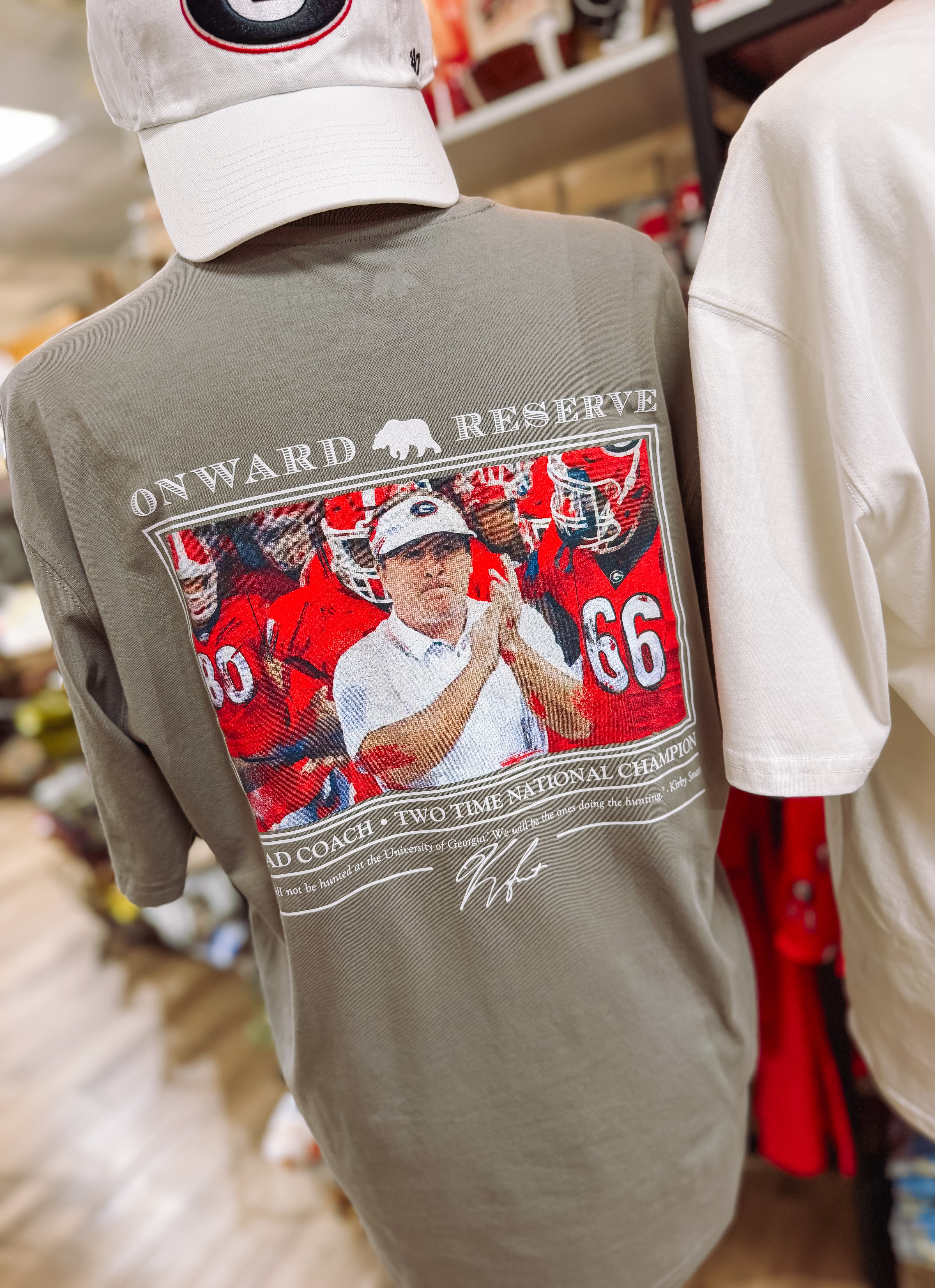 UGA Kirby Smart Tee By Onward Reserve