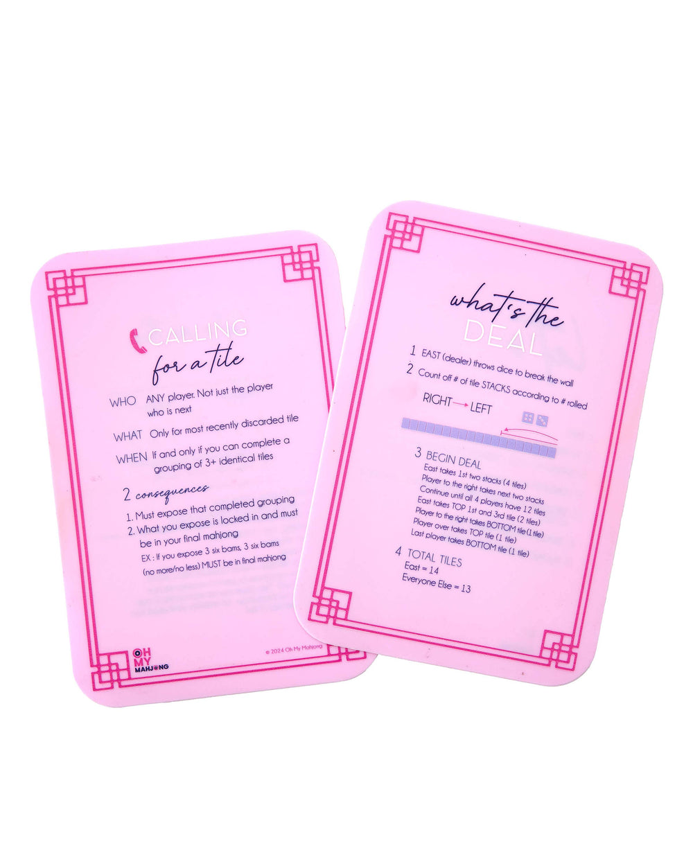 Lilac Shufflers For Mahjong