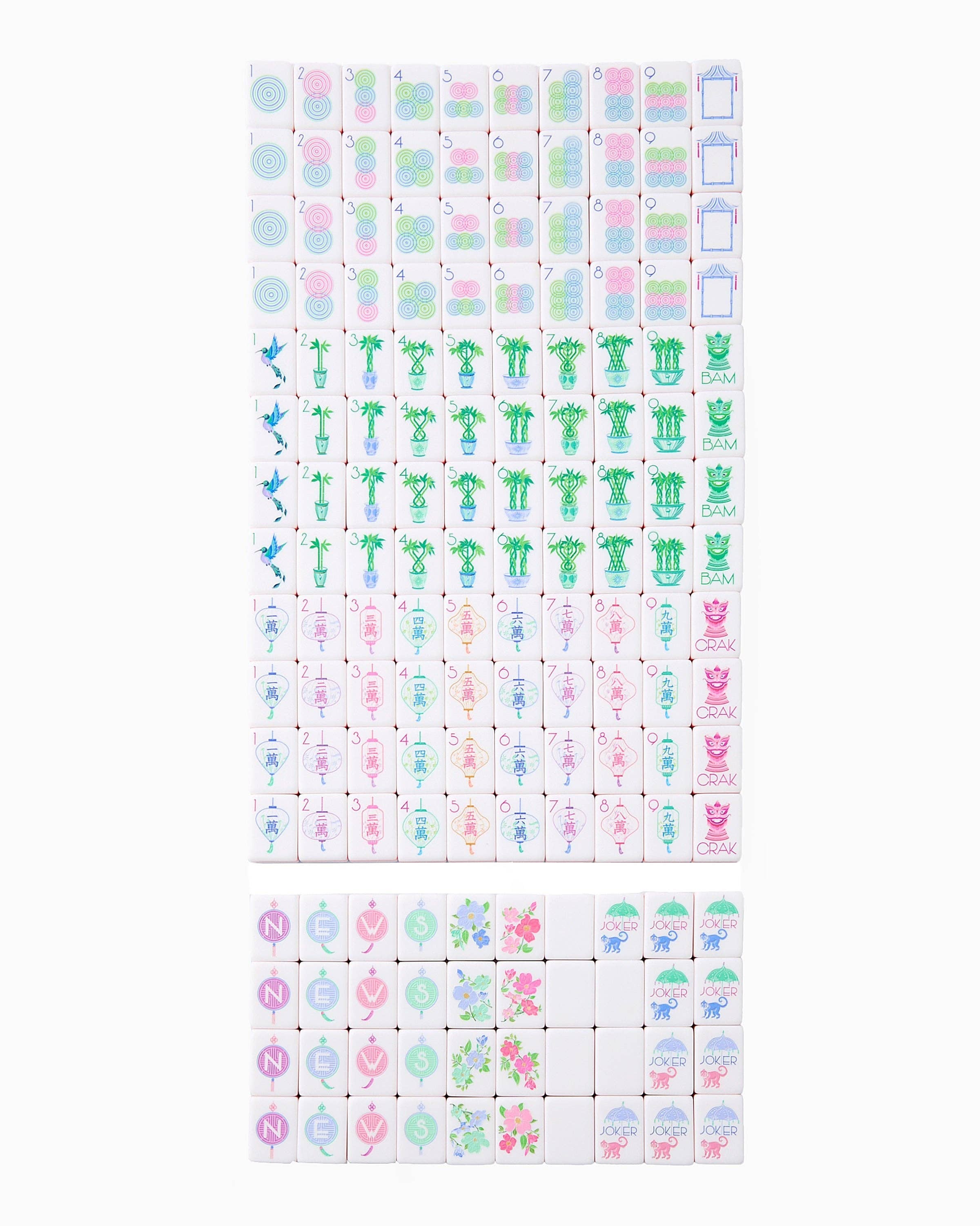 Luminaire Mahjong Tiles