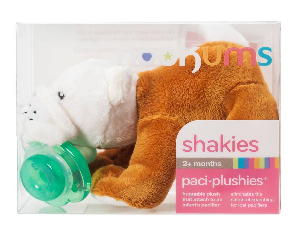 Barkley Bull Dog Paci-Plushies Shakies