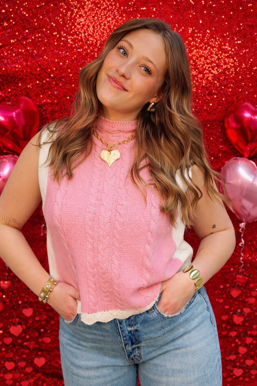 The Camden Sleeveless Sweater Top