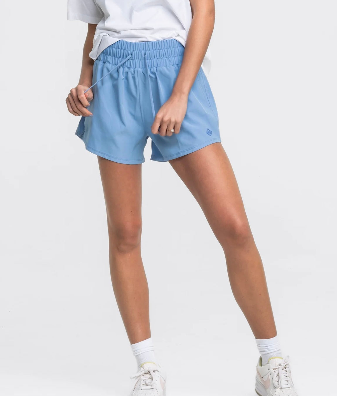 Women’s Hybrid Shorts in Blue Dreams by Southern Shirt Co.