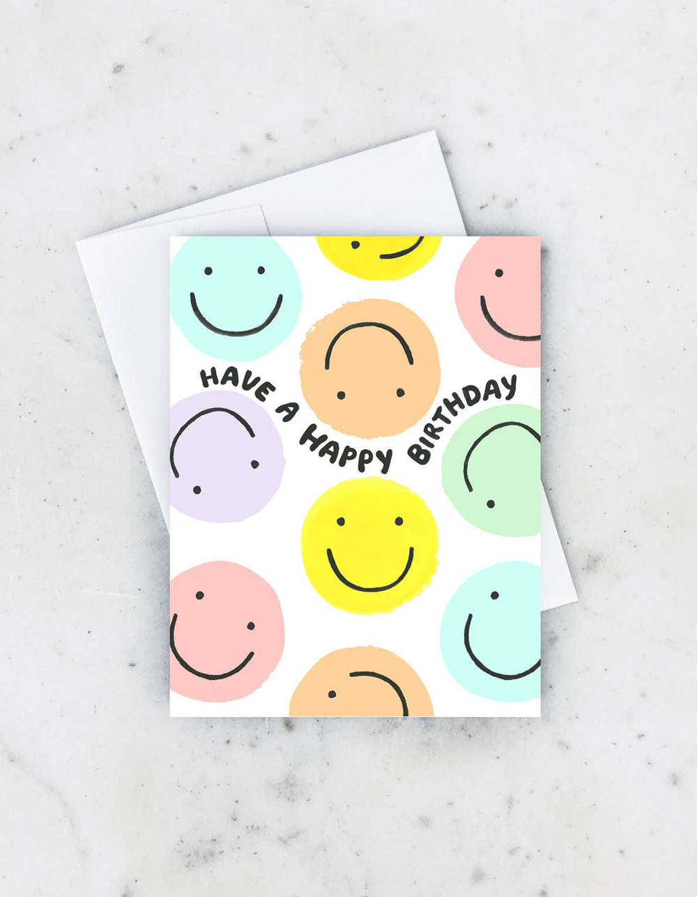 Smiley Birthday Greeting Card