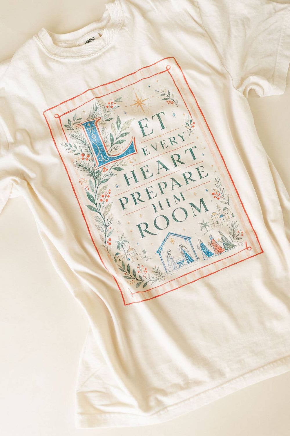 Let Every Heart Prepare Him Room Graphic Tee (S-3X)
