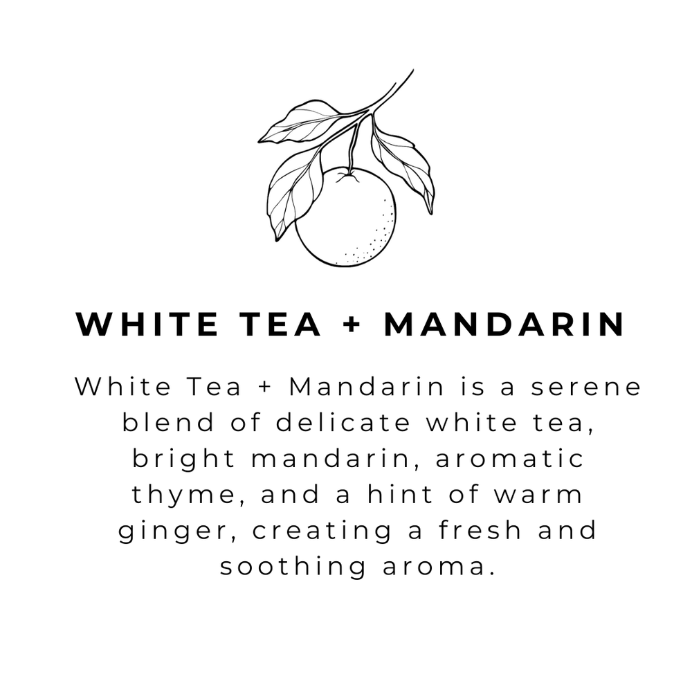 White Tea + Mandarin Handmade Hand Wash (16oz)