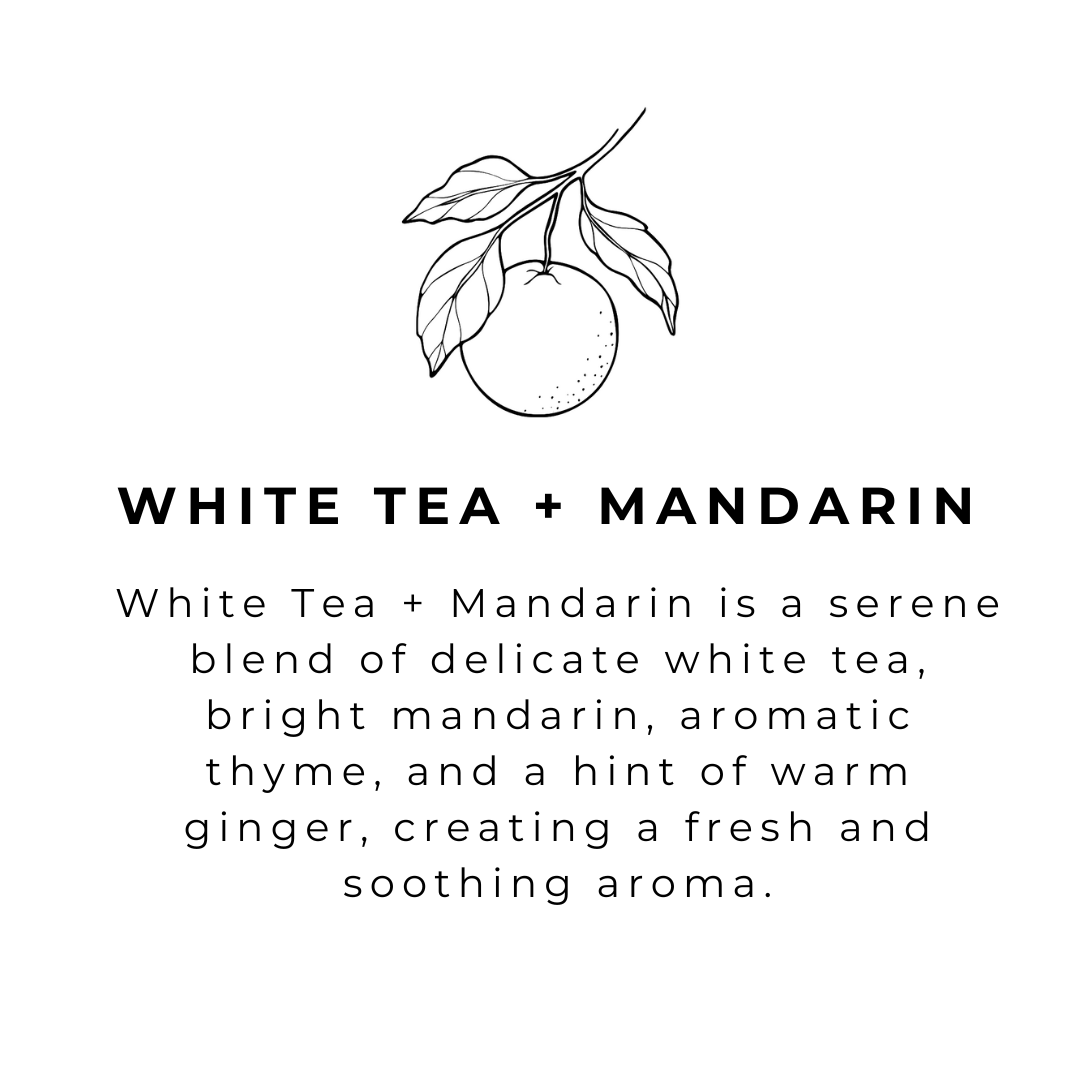 White Tea + Mandarin Handmade Hand Wash (16oz)