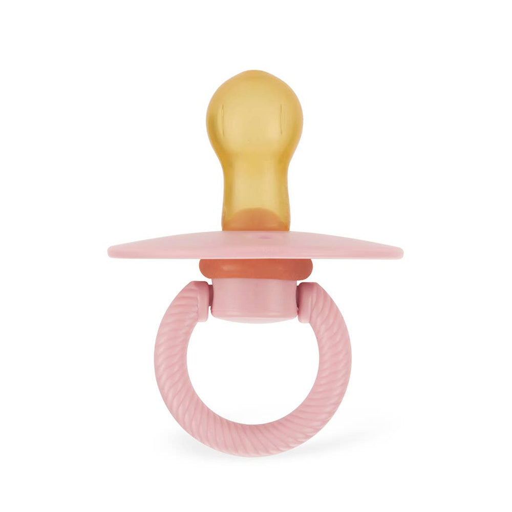 Itzy Soother™ Natural Rubber Paci Sets: Blossom + Rosewood 6-18M
