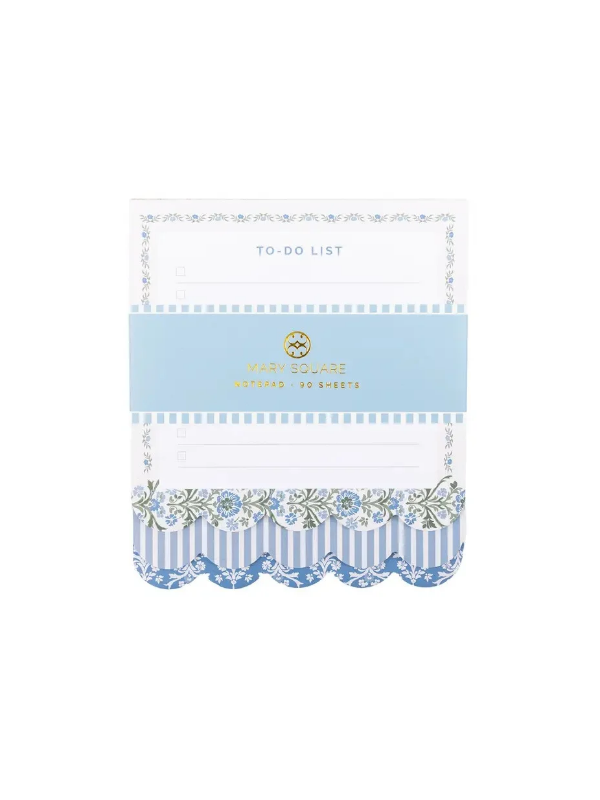 Blue florals and stripes 3 pads in one 