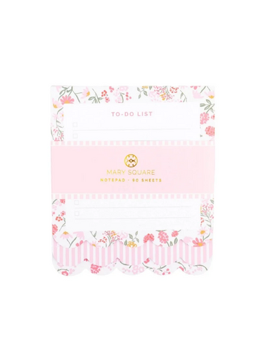3 pads in one with pink floral prints and stripes 