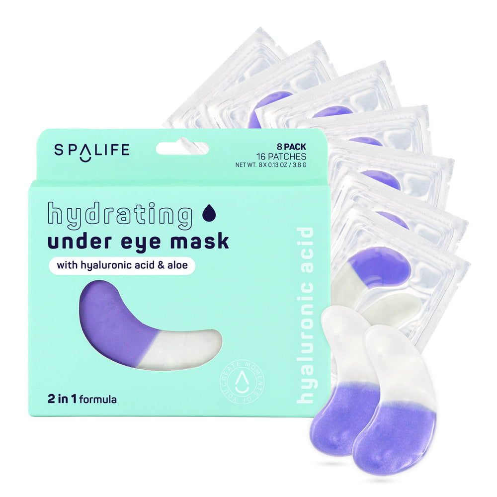 Hydrating Eye Patches-Hyaluronic Acid & Aloe -8 Pack