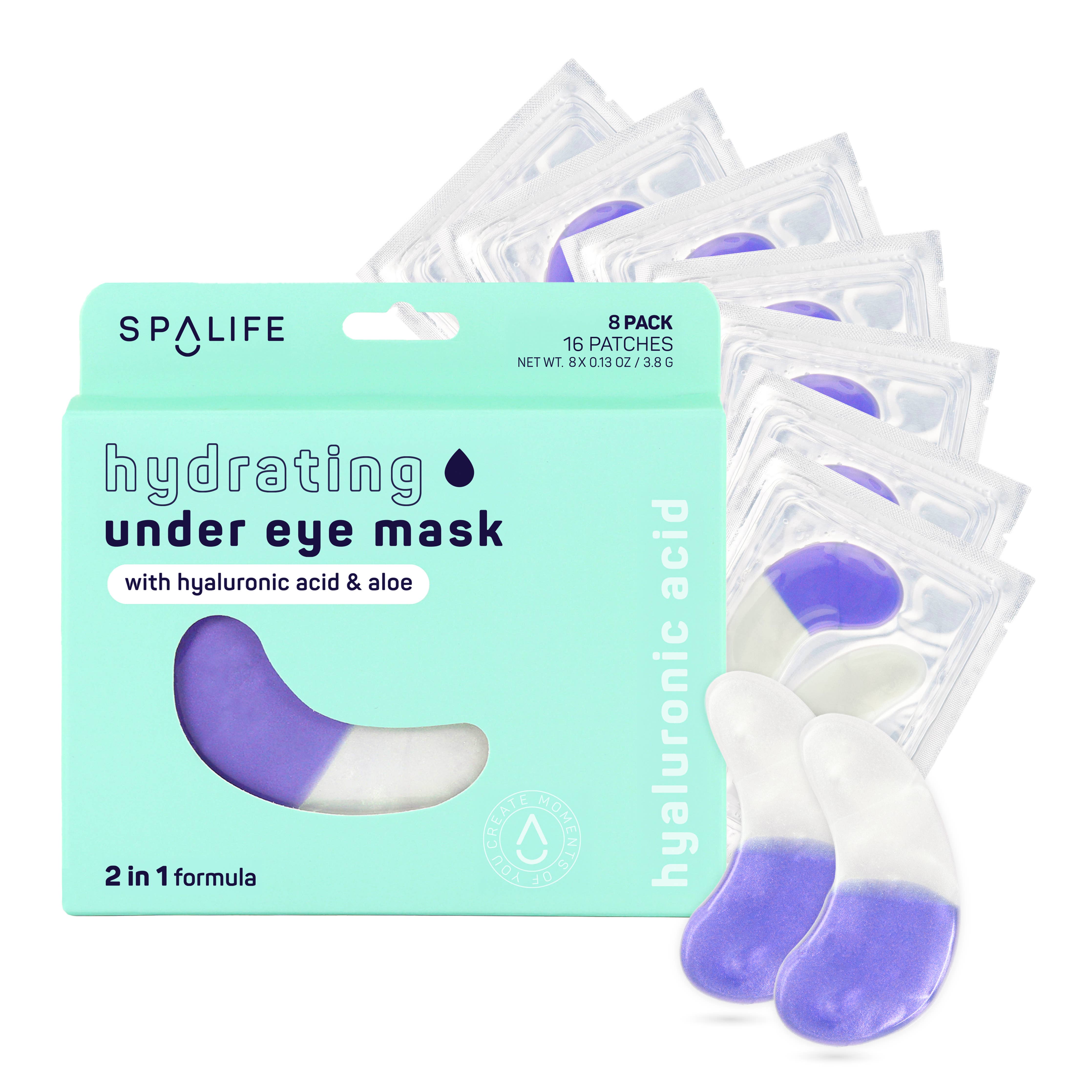 Hydrating Eye Patches-Hyaluronic Acid & Aloe -8 Pack